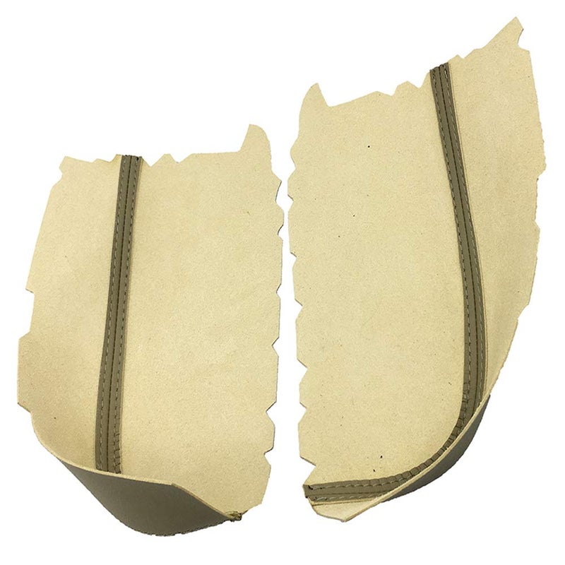 DSkoiph غطاء مسند الذراع من الجلد الصناعي مناسب لهوندا بايلوت 09-13 (غطاء مسند الذراع للوحة باب أمامي، بيج) - Image 3